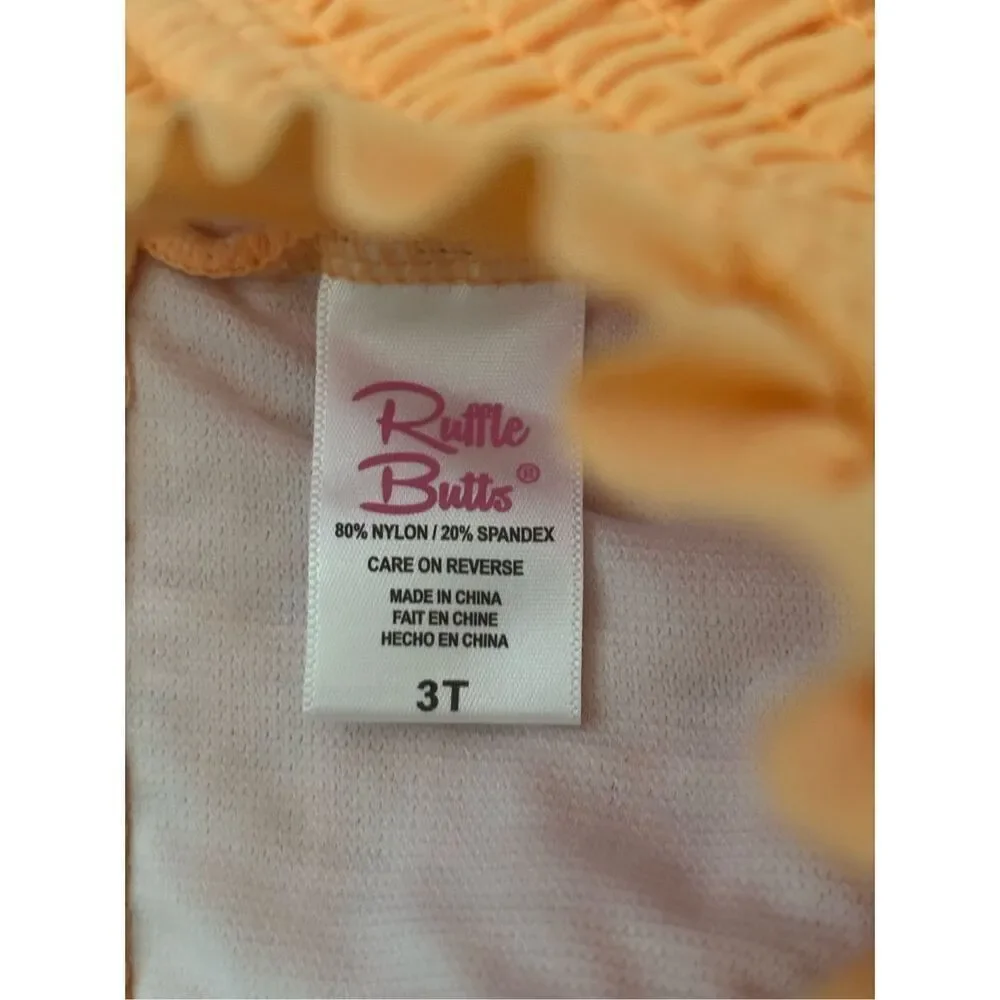 ❤️RuffleButts Baby Girl 2Pc Swimsuit 3T